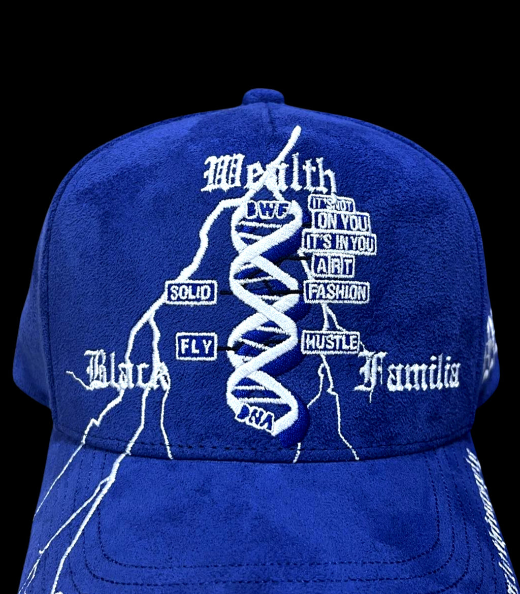 "BWF CORPORATE" DODGER BLUE LIGHTNING SUEDE HATS