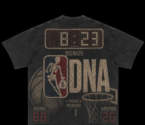"BLACKWEALTH CLASSICS" (FLOOR SEATS) TEE - CHARCOAL BLACK
