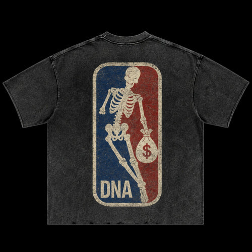 "BLACKWEALTH CLASSICS" (HOME COURT) TEE -GREY