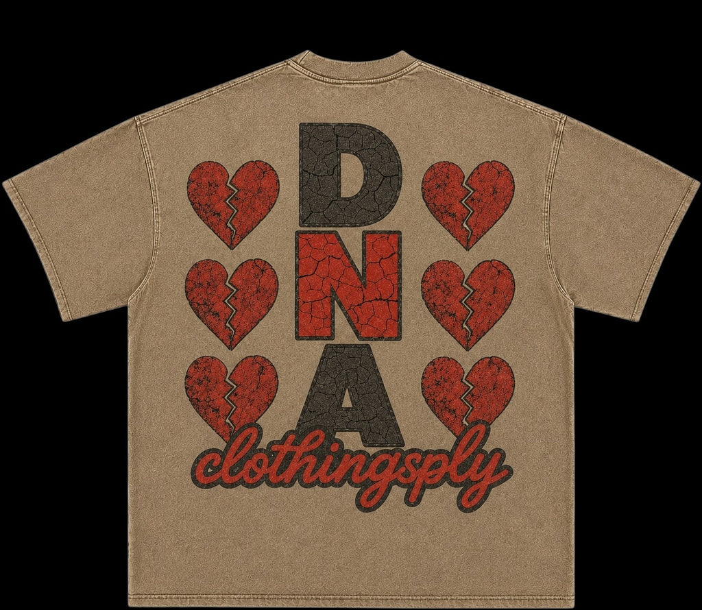 "F LOVE" UNISEX TEE -CREAM/BEIGE