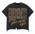 LIFE'S A GAMBLE TEE -GREY
