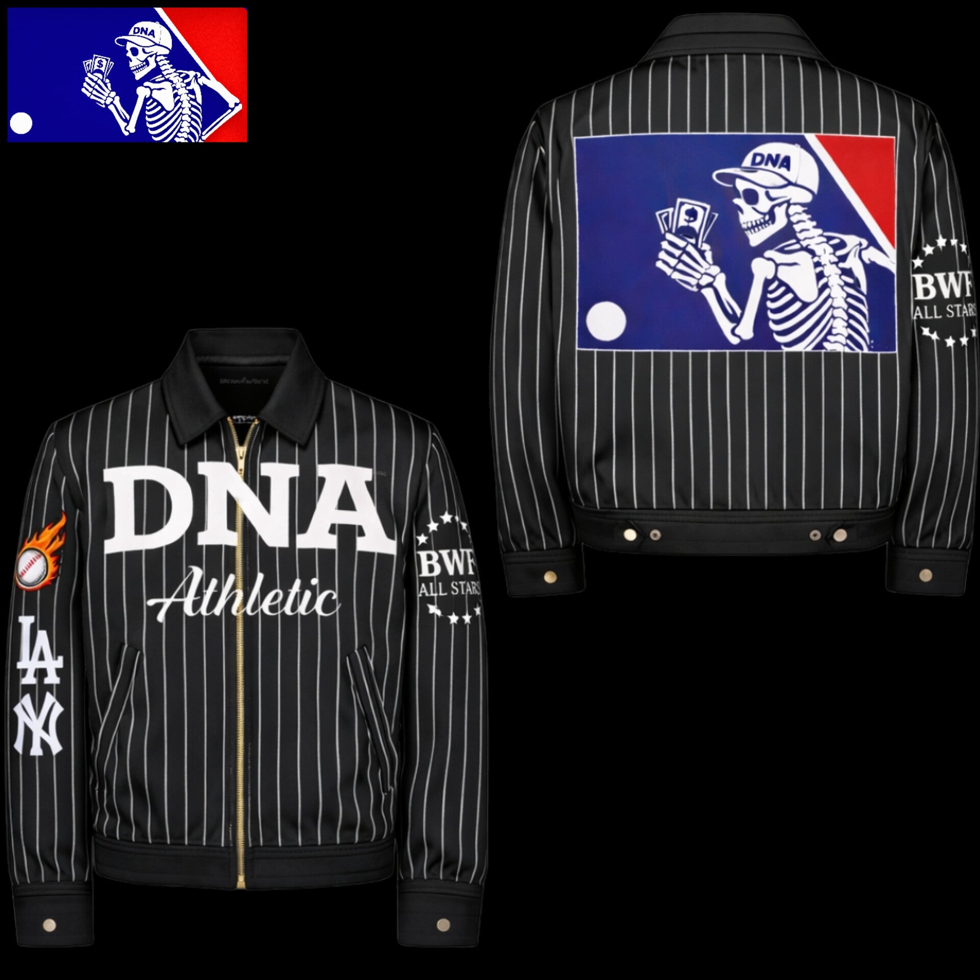 MAJOR LEAGUE CHASERS JACKET -BLK (coming soon)