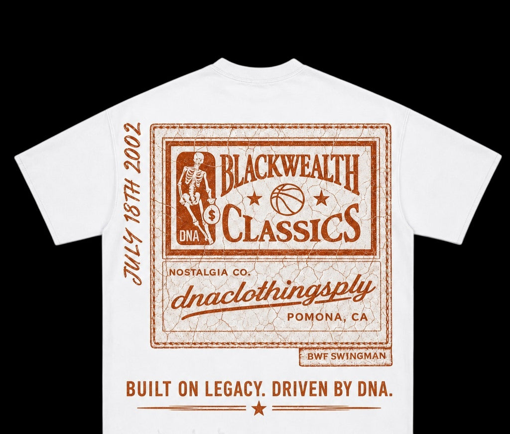"BLACKWEALTH CLASSICS" (KOBE AT THE RUCKER '02) SLEEVELESS TEE -WHITE