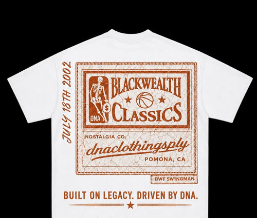 "BLACKWEALTH CLASSICS" (KOBE AT THE RUCKER '02) SLEEVELESS TEE -WHITE