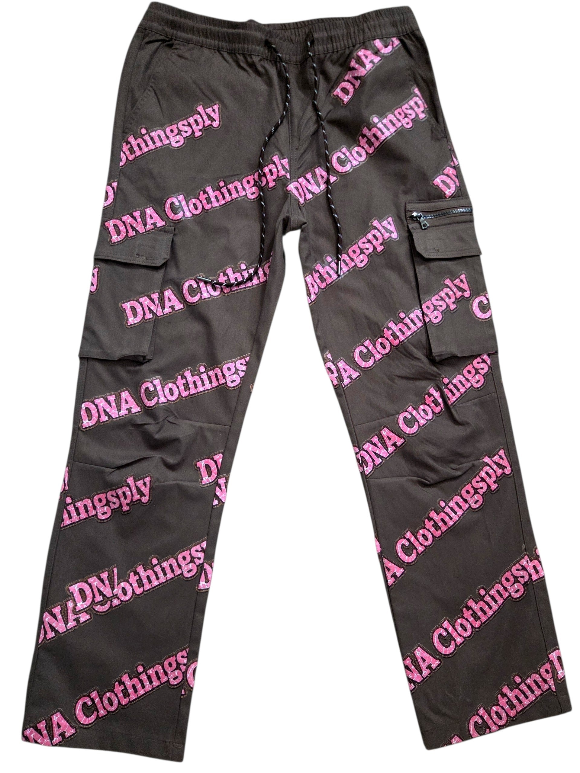 "DNA LOGO PANTS"(NAPOLITAN ICE CREAM) -BROWN