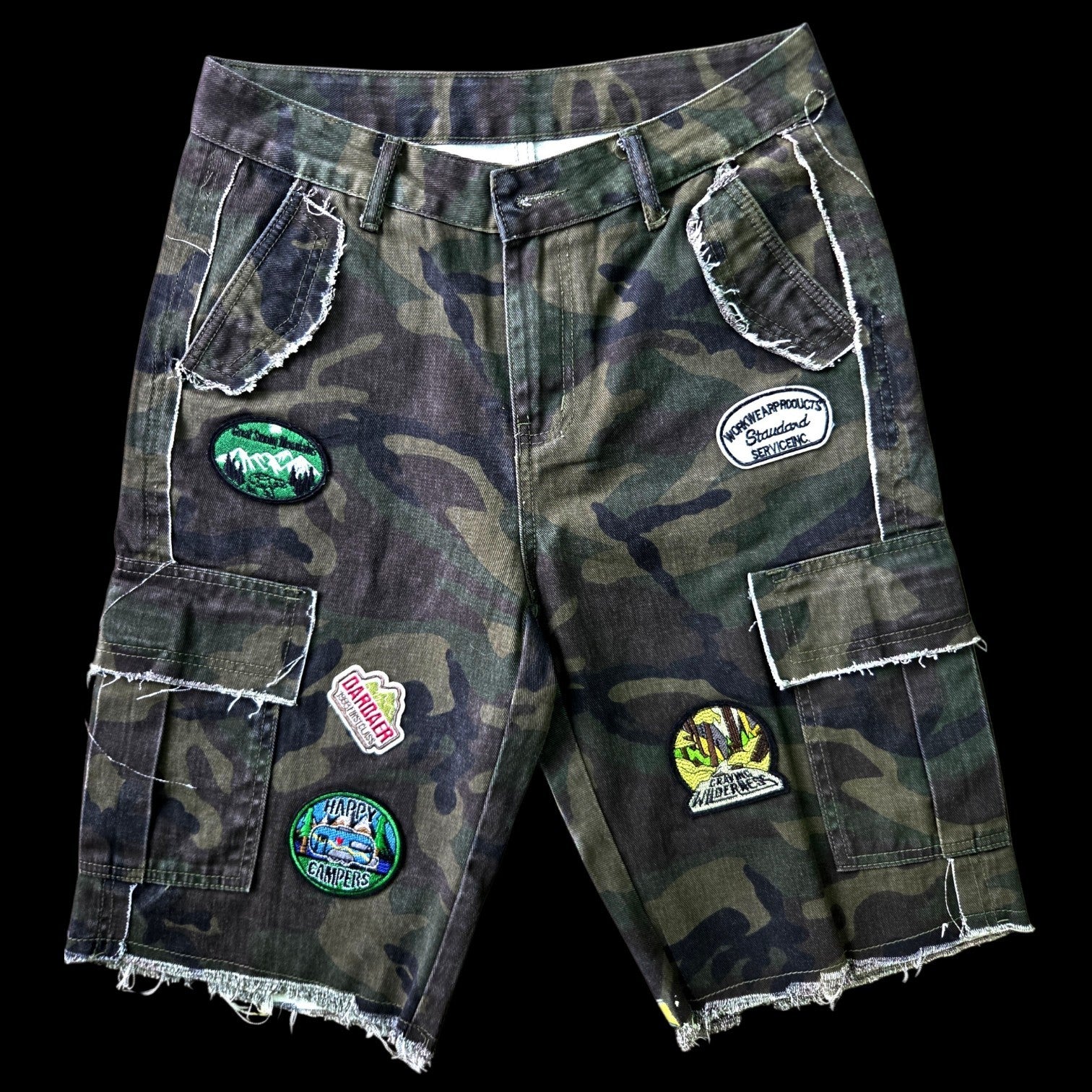 "DNA LOGO SHORTS" (FLY CAMP) -CAMO