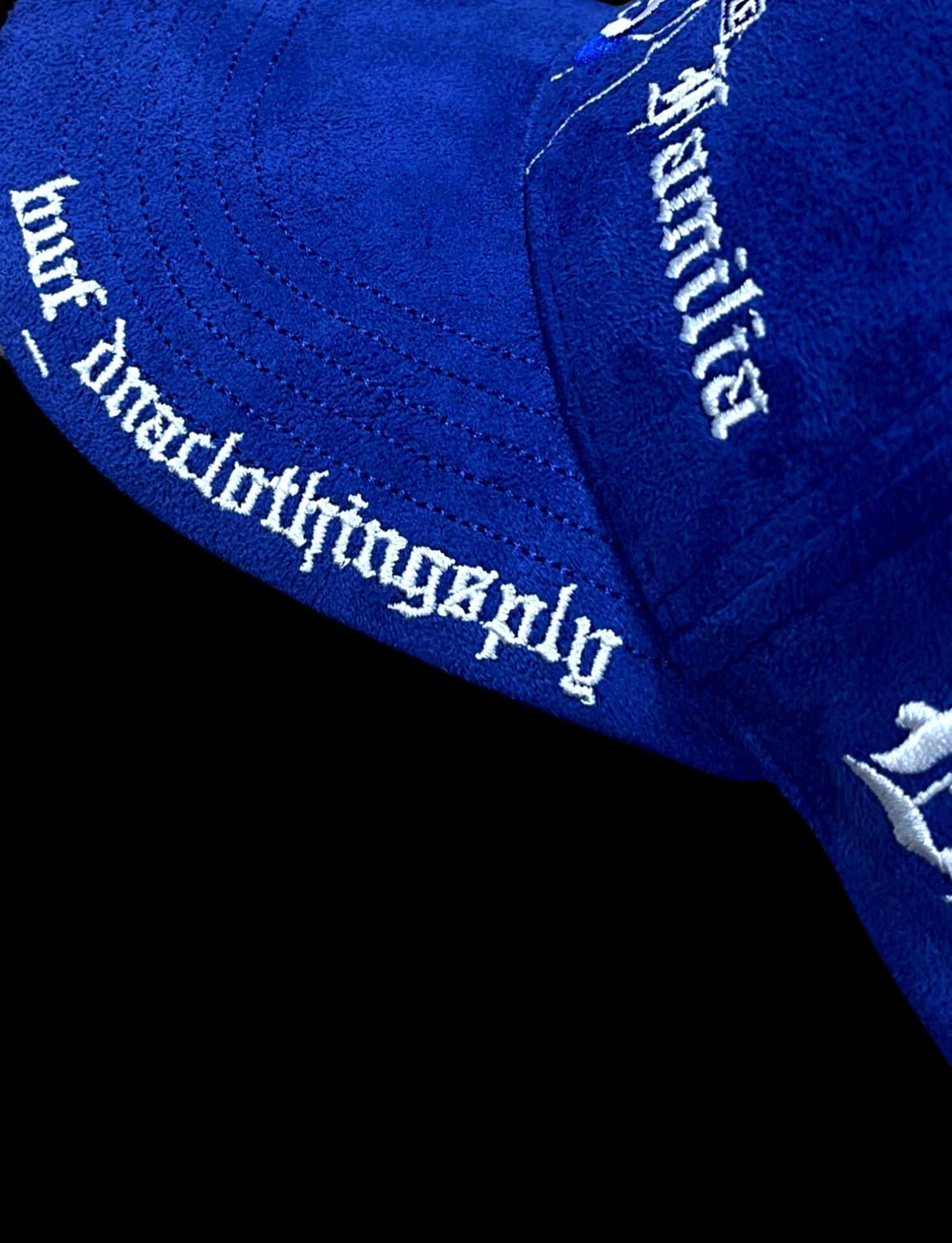 "BWF CORPORATE" DODGER BLUE LIGHTNING SUEDE HATS