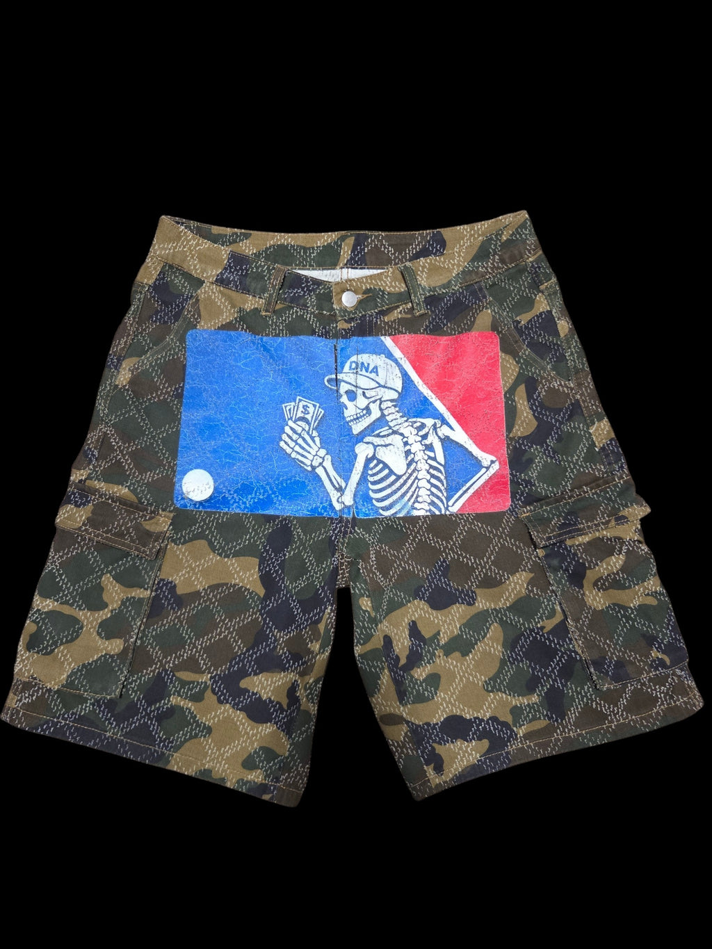 "MAJOR LEAGUE CHASERS" LOGO CAMO SHORTS