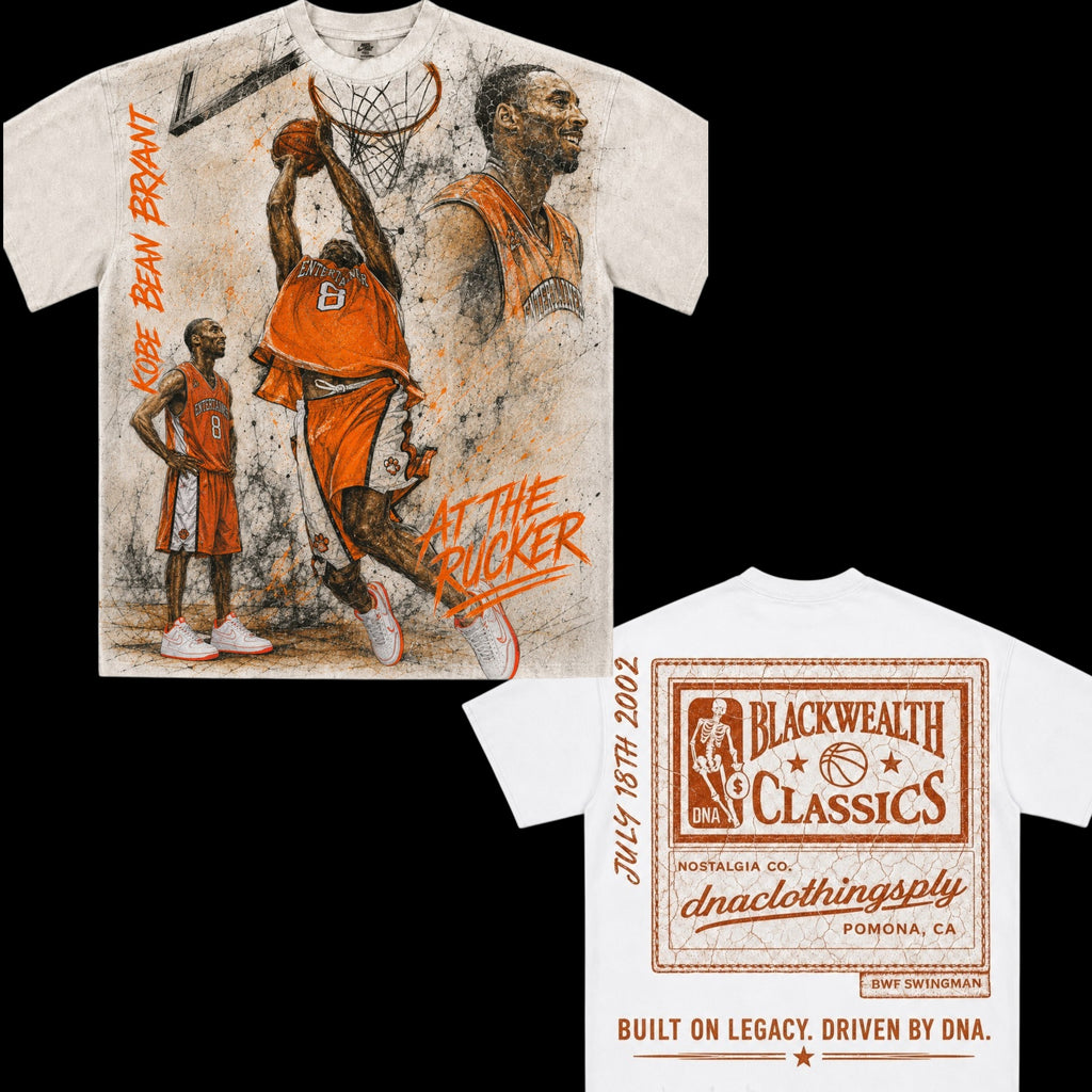 "BLACKWEALTH CLASSICS" (KOBE AT THE RUCKER '02) SLEEVELESS TEE -WHITE