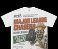 "MAJOR LEAGUE CHASERS" (FLYGUY GRAPE) TEE -WHITE