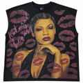 "CHILDHOOD CRUSH" NATURAL BEAUTY SLEEVELESS UNISEX TEE -BROWN