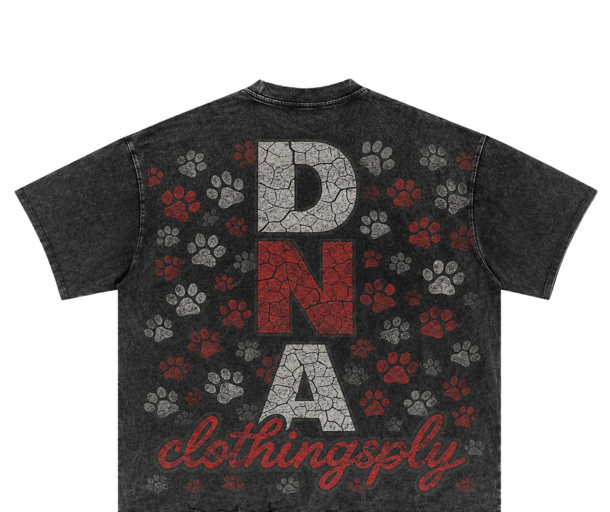 "DAWG S××T" TEE -CHARCOAL BLACK