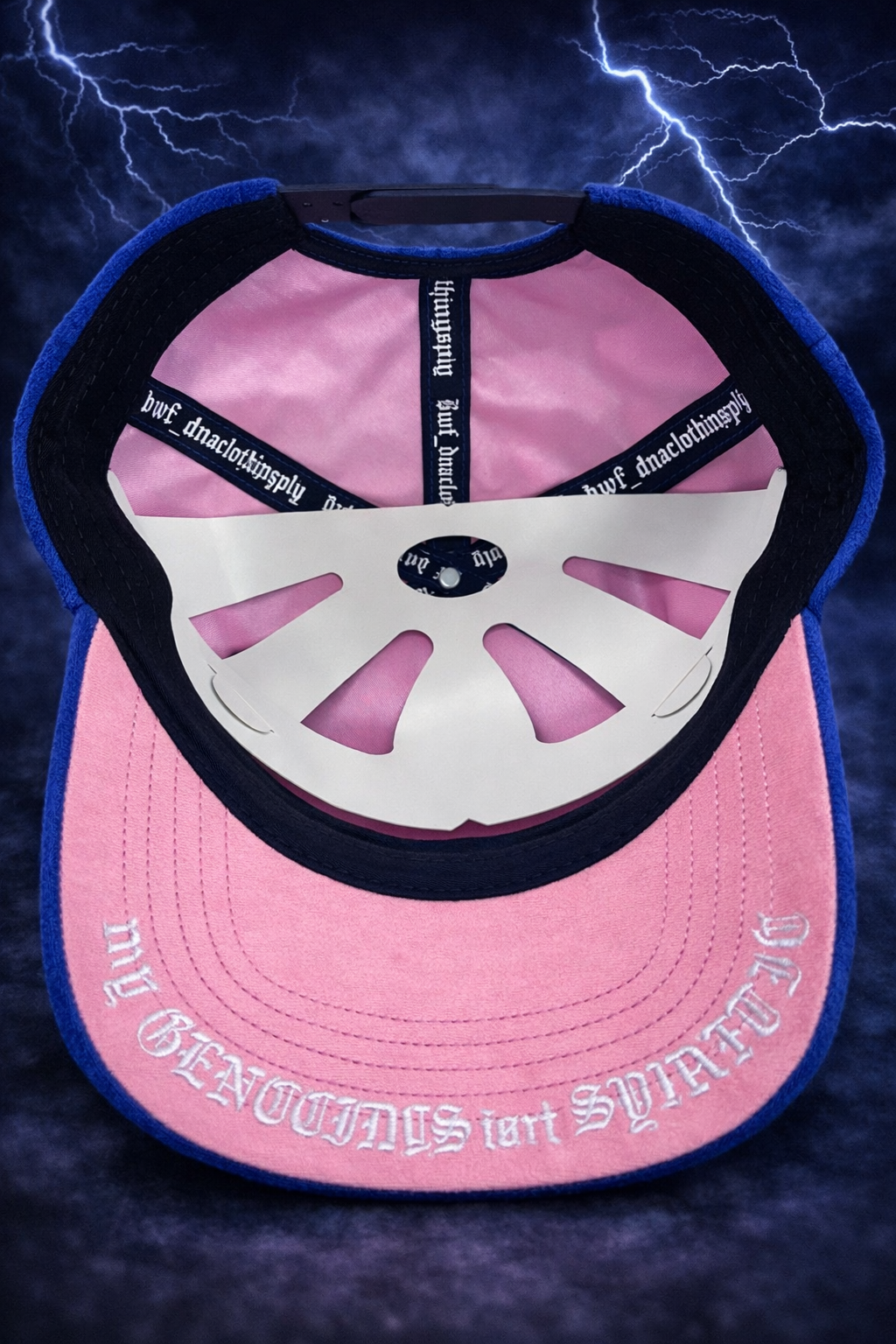 "BWF CORPORATE" DODGER BLUE LIGHTNING SUEDE HATS