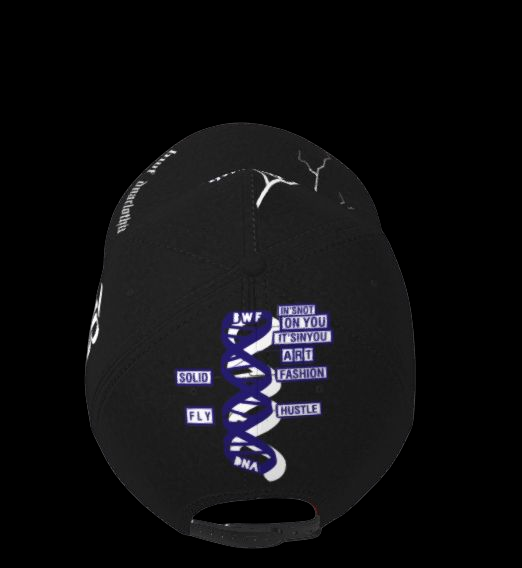 "BWF CORPORATE LIGHTNING" BLACK SUEDE HATS